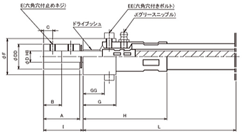 フレックスシャフト　チューブ付　DSタイプ