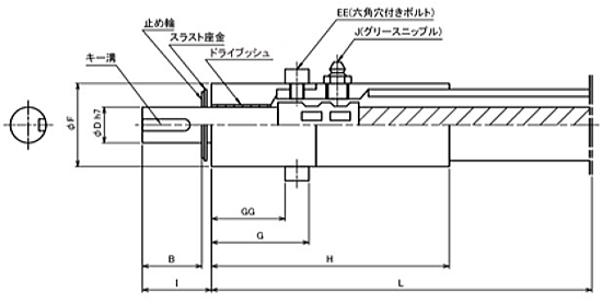 フレックスシャフト　チューブ付　DSタイプ